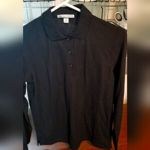 Ladies long sleeved polo